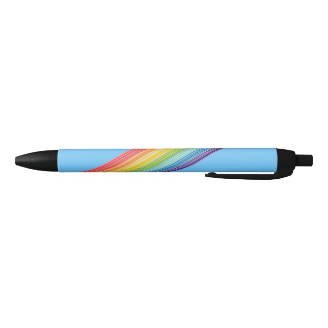 Diagonal rainbow stripes pen (Bottom)