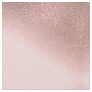 Diagonal Rose Gold Blush Pink Ombre Gradient Fabric