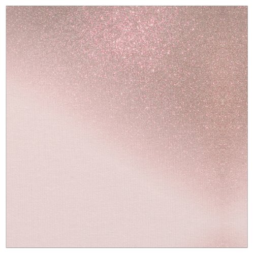 Diagonal Rose Gold Blush Pink Ombre Gradient Fabric