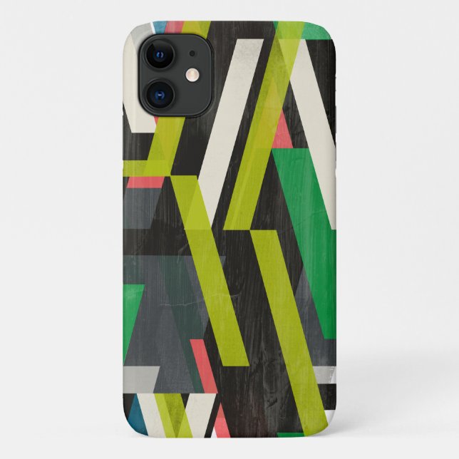 Diagonal Slipstream Pattern Case-Mate iPhone Case (Back)
