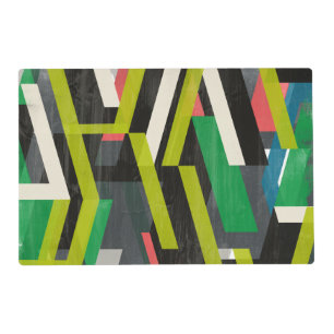 Diagonal Slipstream Pattern Placemat