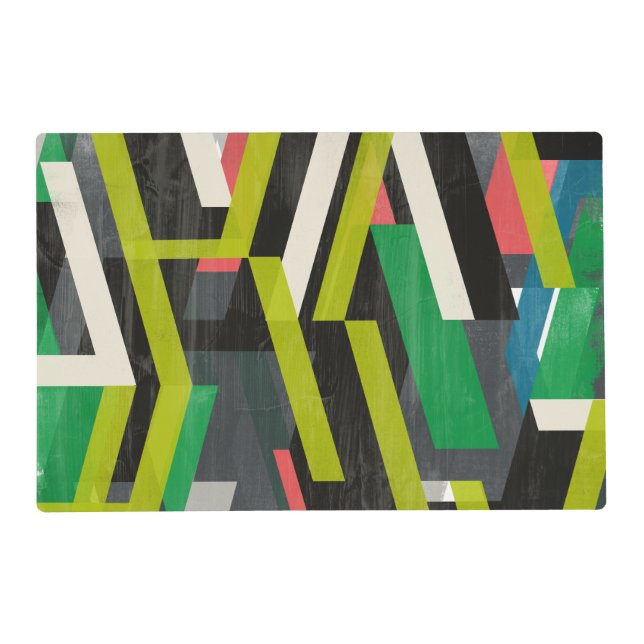 Diagonal Slipstream Pattern Placemat (Front)