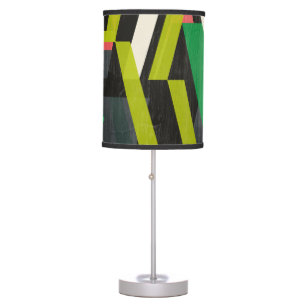 Diagonal Slipstream Pattern Table Lamp