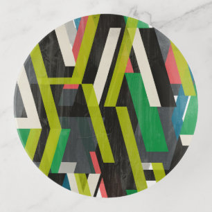 Diagonal Slipstream Pattern Trinket Tray