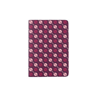 Diagonal stripe passport holder