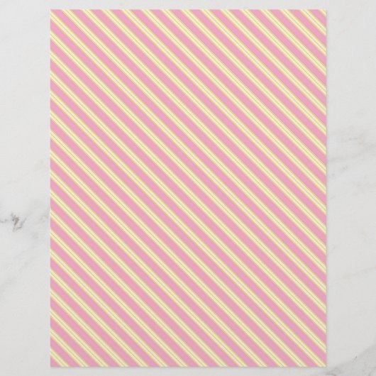 Diagonal Stripe Scrapbook Background Texture (Front)
