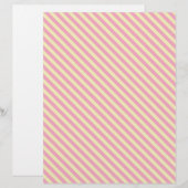 Diagonal Stripe Scrapbook Background Texture (Front/Back)