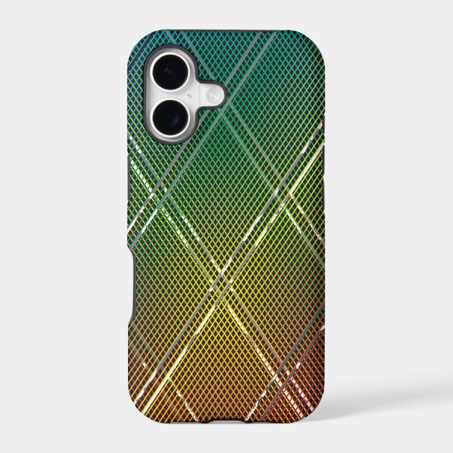 Diagonal stripes background 11 iphone case (Back)