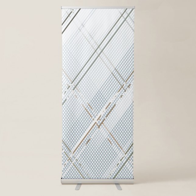 Diagonal stripes background 1 retractable banner (Front)