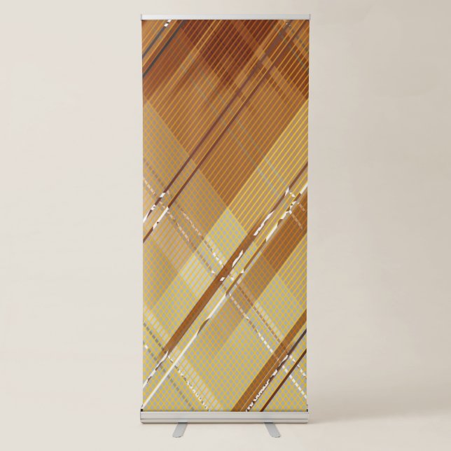 Diagonal stripes background 3 retractable banner (Front)