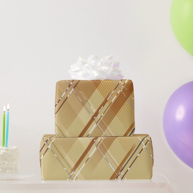 Diagonal stripes background 3 wrapping paper (Party Gifts)