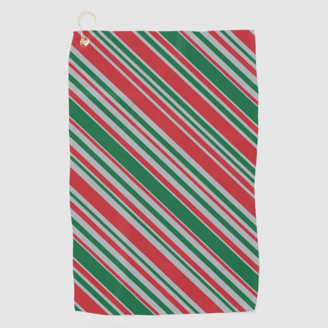 Diagonal stripes background golf towel (Front)