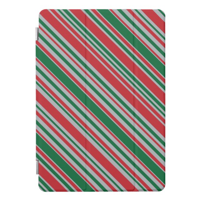 Diagonal stripes background iPad pro cover (Front)