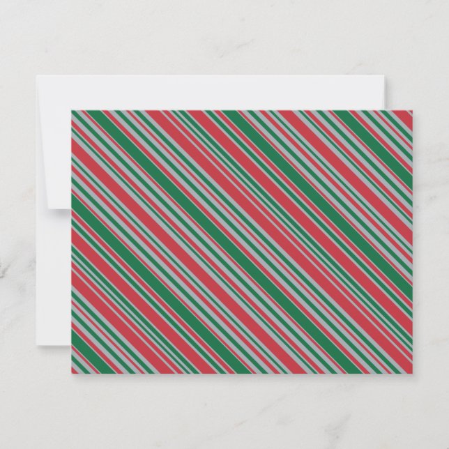 Diagonal stripes background note card (Front)
