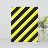 diagonal stripes black and yellow (Standing Front)