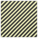 diagonal stripes black and yellow fabric