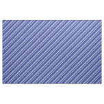 Diagonal Stripes Blue Fabric