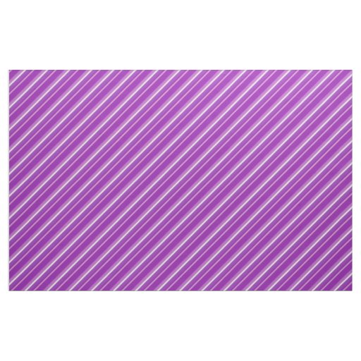 Diagonal Stripes Purple Fabric