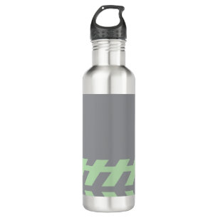 Diagonal Stripes Stainless Steel Water Bottle