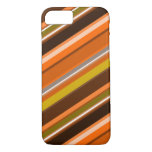 [ Thumbnail: Diagonal Stripes With "Earthy" Colors Case ]