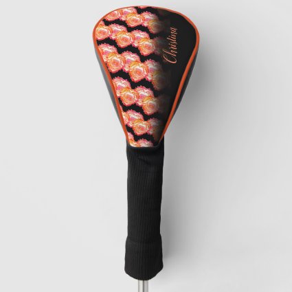 Diagonal Tattered Heart Rows Over Black Custom