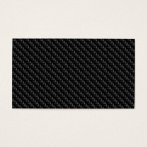 Customizable Diagonal Tightly Woven Carbon Fiber Texture Business Card