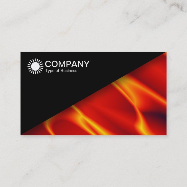Diagonal V2 - Black - Abstract 120716(08) Business Card (Front)