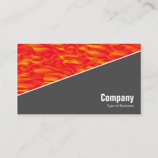 Diagonal V3 - 70pc Gray - Abstract 080716(011) Business Card (Front)