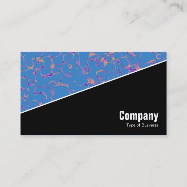 Diagonal V3 - Black - Abstract 080716(1) Business Card (Front)