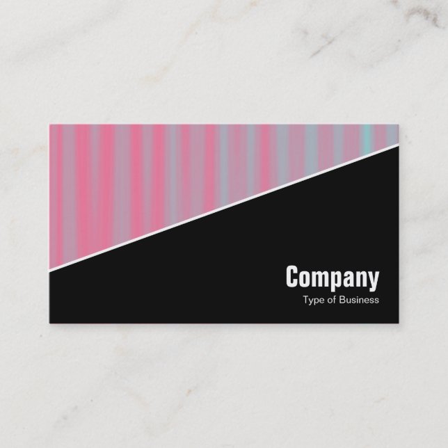 Diagonal V3 - Black - Abstract 090716(06) Business Card (Front)