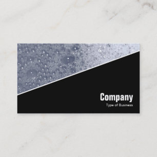Diagonal V3 - Black - Soap Bubbles 03 Business Card