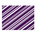 Varied Purple and White Stripes