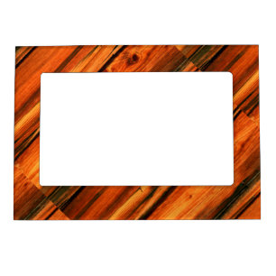 diagonal weathered rustic pine boards magnetic frame