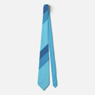 Diagonal Wide Blue Stripes Ties