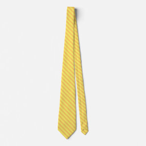 Diagonal yellow orange Stripes Tie