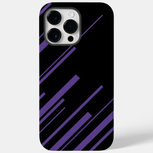 Diagonals in Purple and Black Case_Mate iPhone 14 Pro Max Case