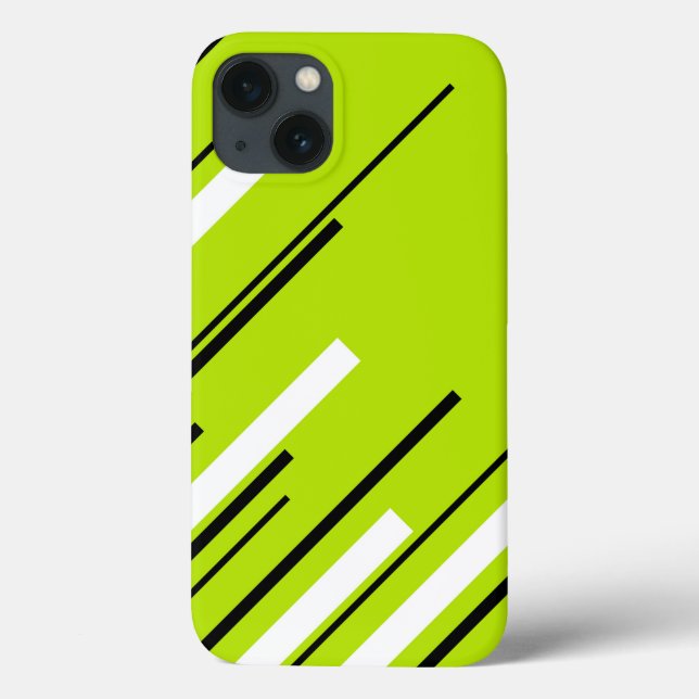 Diagonals - Lime Green Case-Mate iPhone Case (Back)