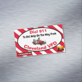 Dial 911 To Get Help On The Way Business Cards (In Situ)