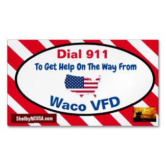 Dial 911 To Get Help On The Way Business Cards