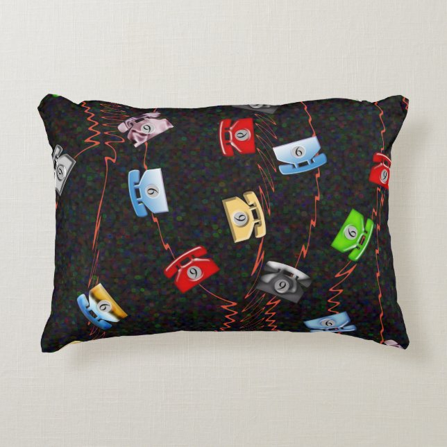 Dial 9 for an outside line. accent pillow (Front)