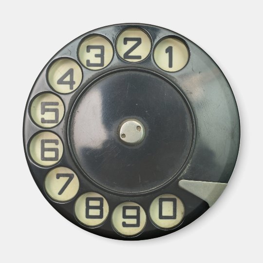 dial disk vintage retro phone number disc rotary