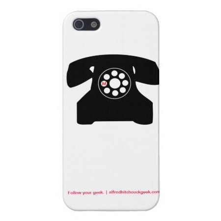 Dial M For Murder Iphone Se/5/5s Case