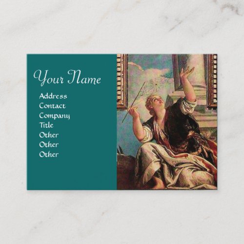 DIALECTICS blue green brown Business Card