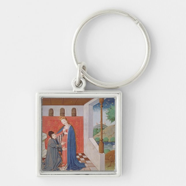 Dialogue between Boethius and Philosophy Keychain (Front)