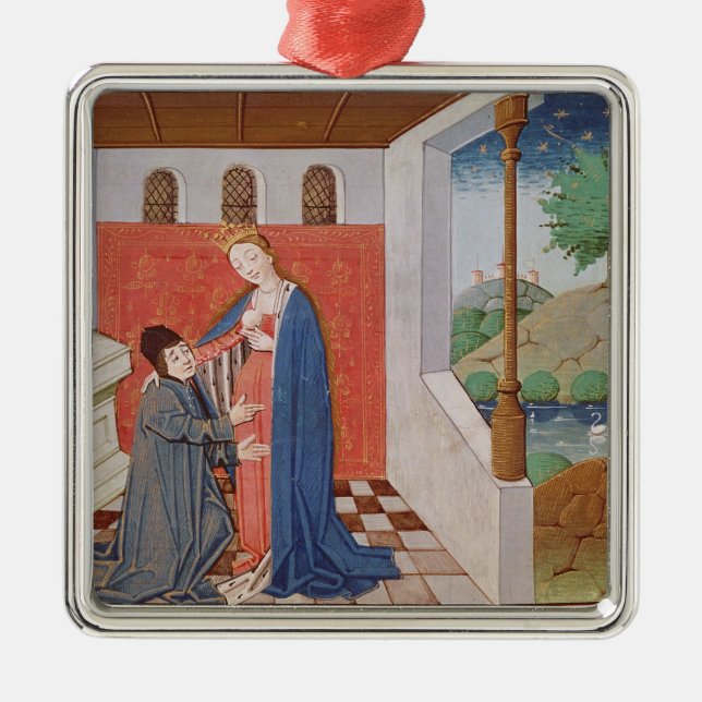 Dialogue between Boethius and Philosophy Metal Ornament (Front)