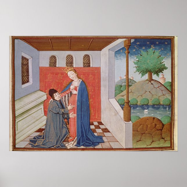 Dialogue between Boethius and Philosophy Poster (Front)