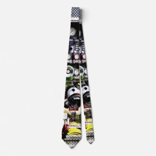 Dials and Hoses on Fire Truck Neck Tie
