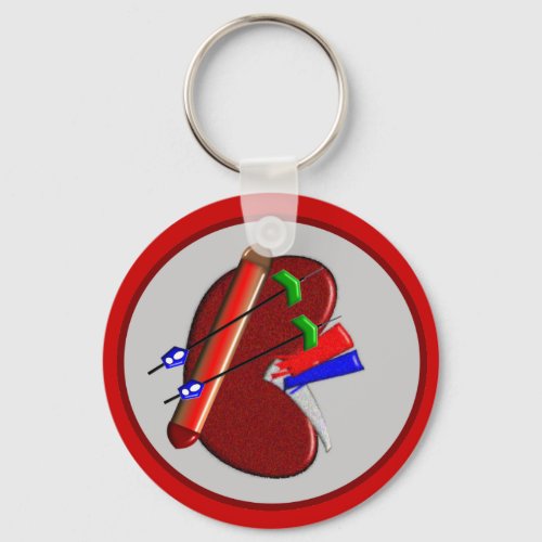 Dialysis  And Kidney Design Gifts Keychain