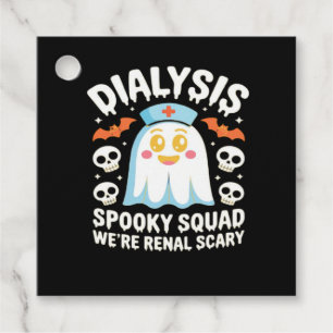 Dialysis Nephrology Nurse Cute Halloween Spooky Es Favor Tags