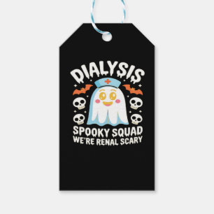 Dialysis Nephrology Nurse Cute Halloween Spooky Es Gift Tags